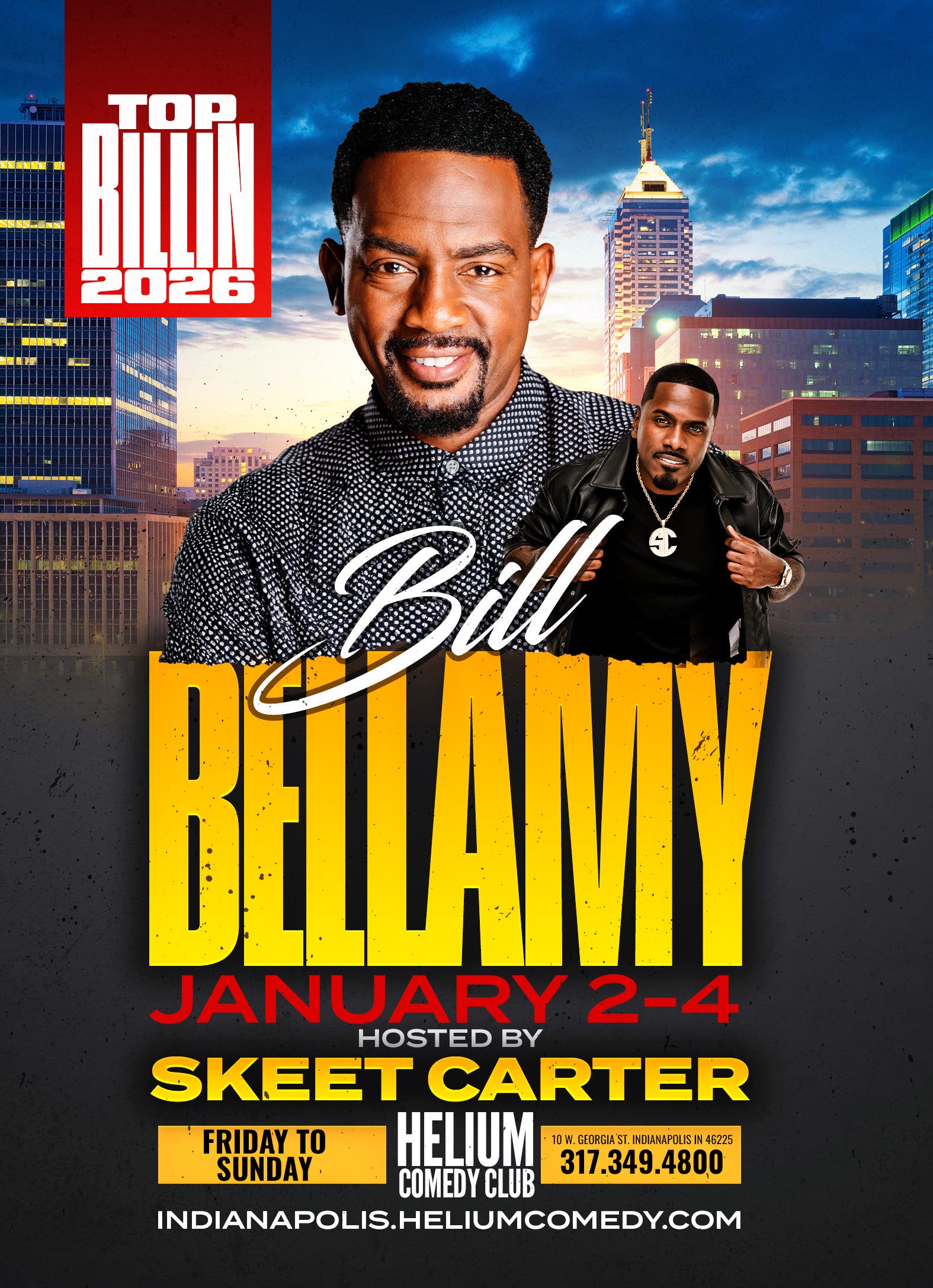 Iconic Actor and Comedian Bill Bellamy Comedy Show!
