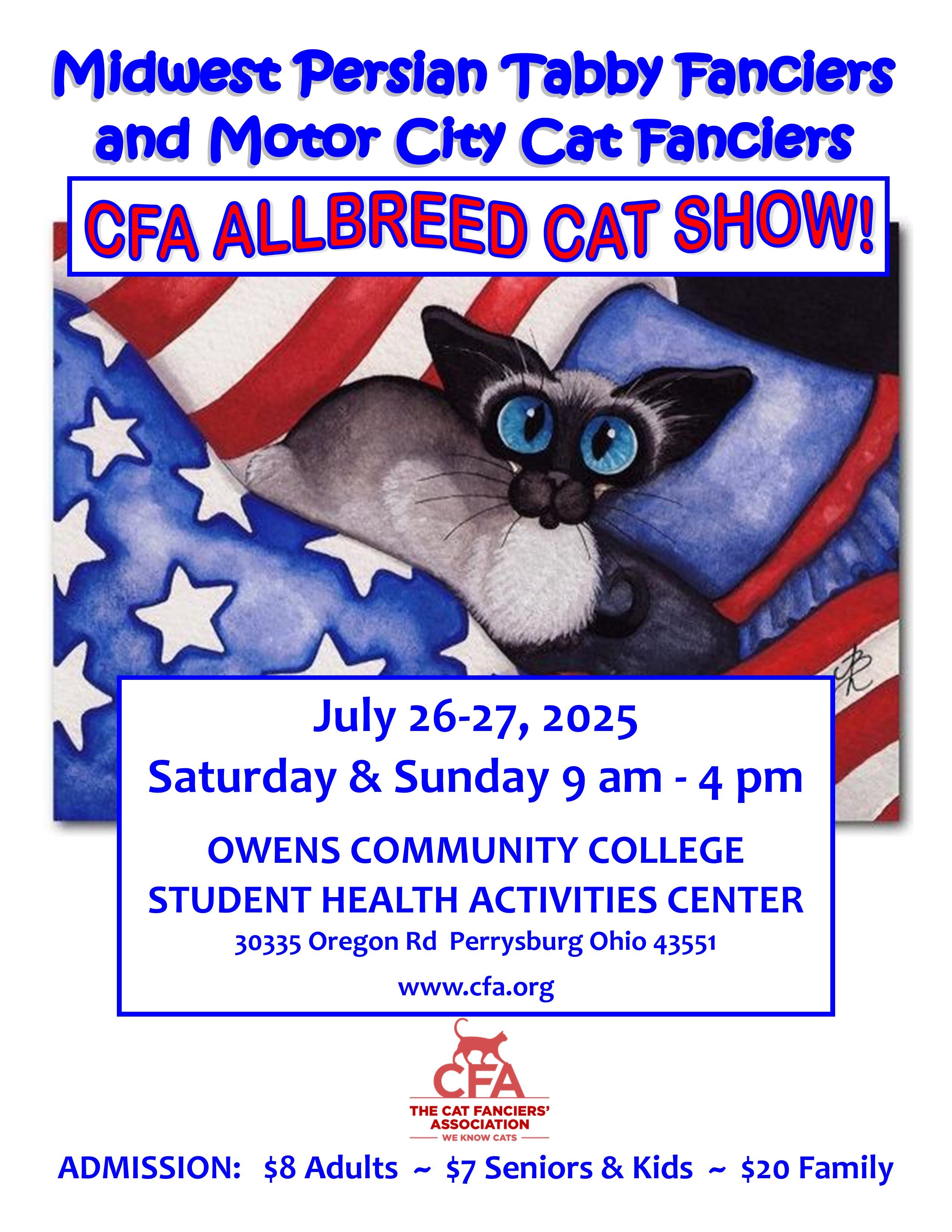 Cat Fanciers Association Cat Show