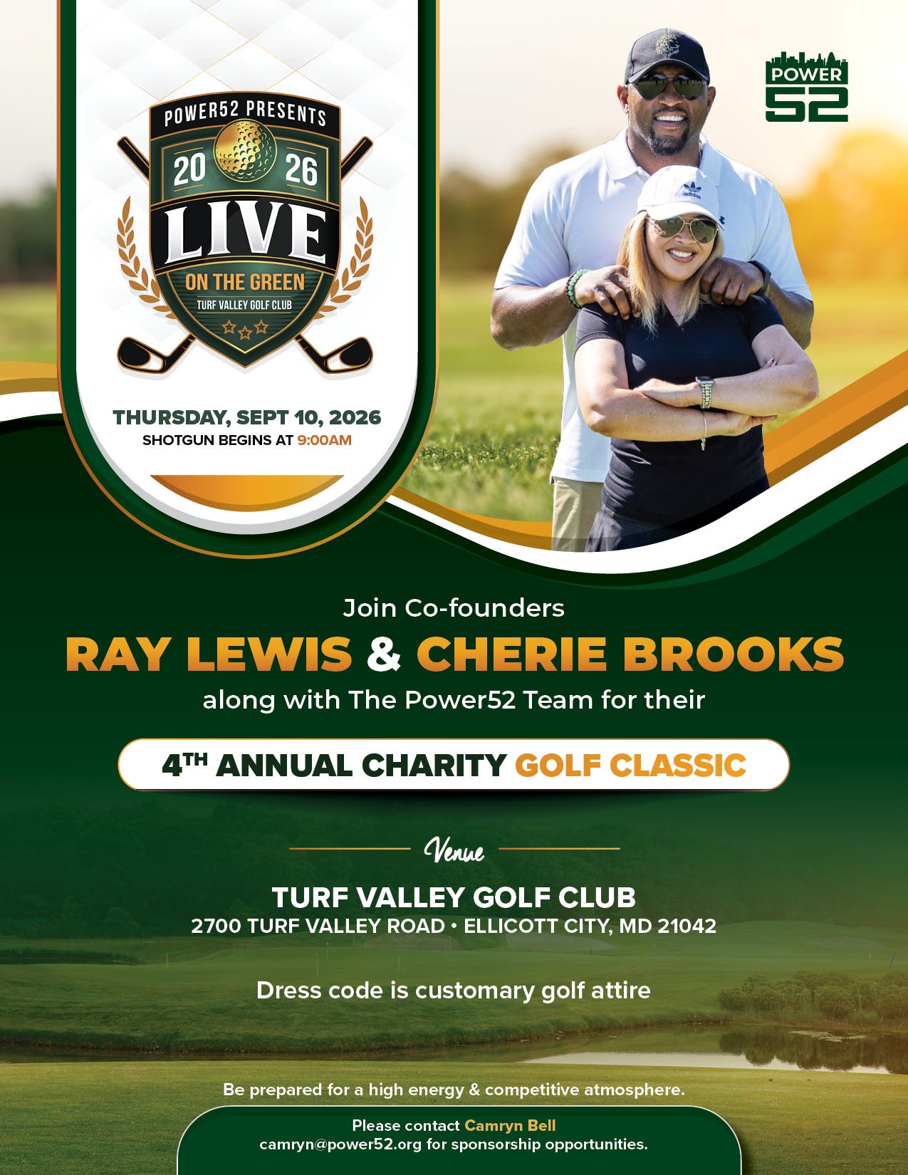 Power52 Live On The Green! 4th Annual Charity Golf Classic