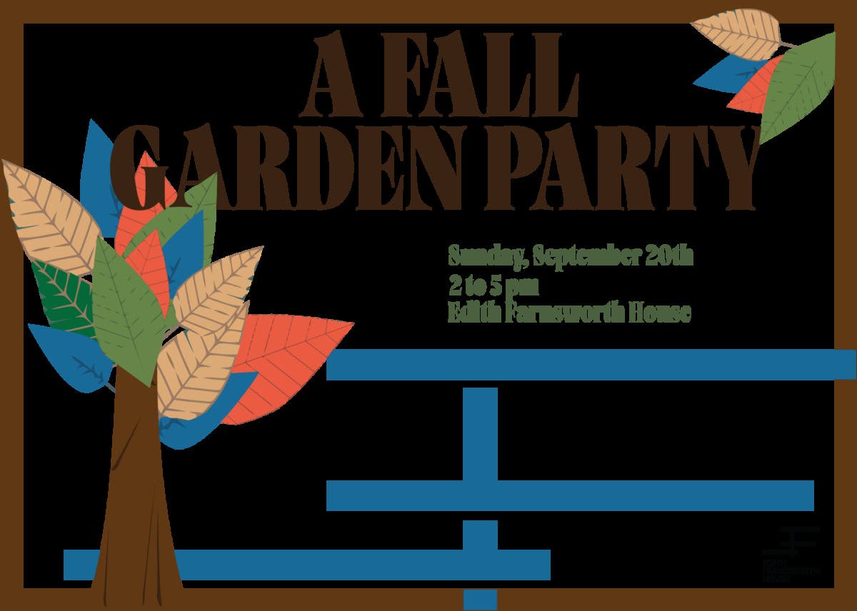 Fall Garden Party at Edith Farnsworth House