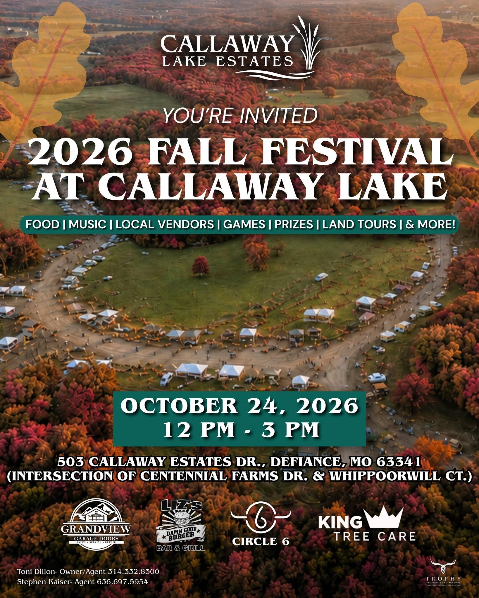2026 Fall Festival At Callaway Lake