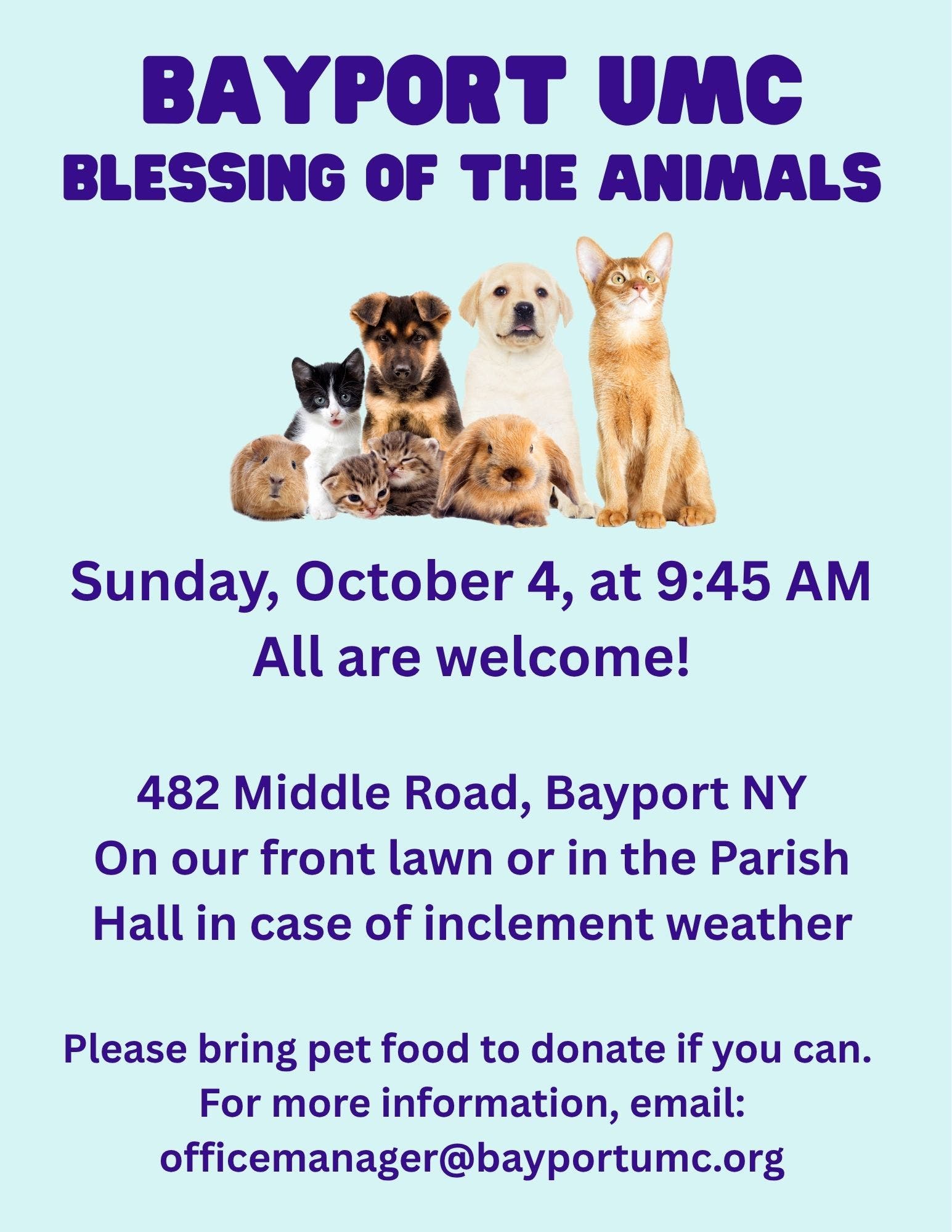Blessing Of The Animals