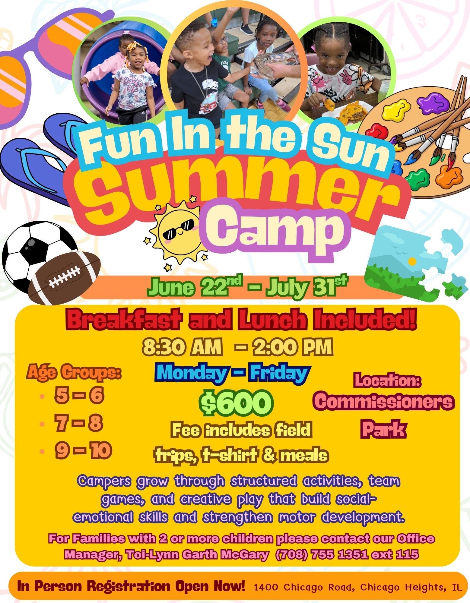 Sign your child up for summer camp today!