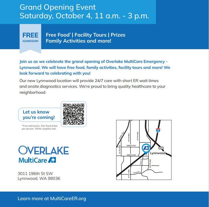 Grand Opening! Overlake MultiCare Emergency - Lynnwood