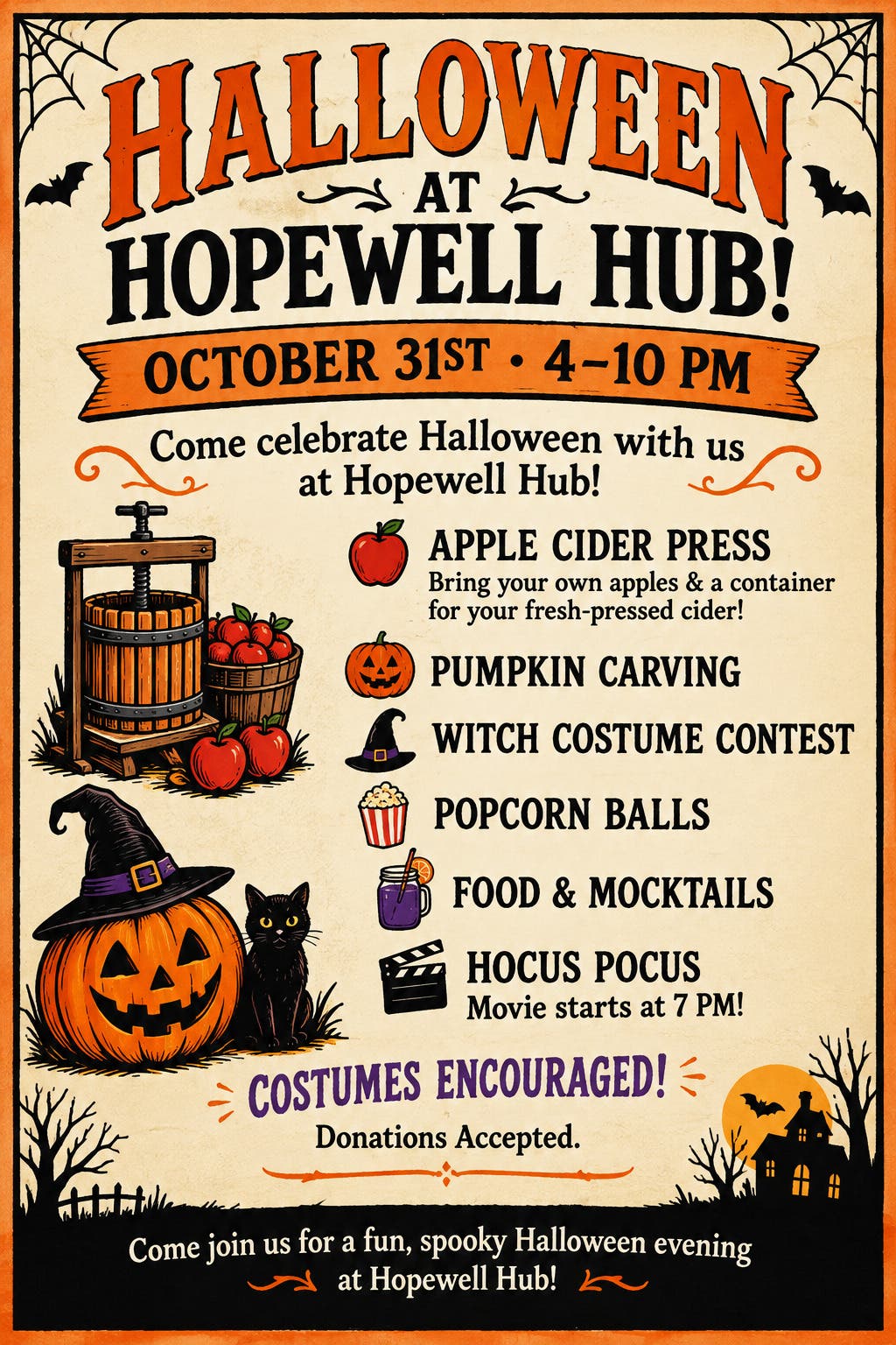 Halloween Event at Hopewell Hub