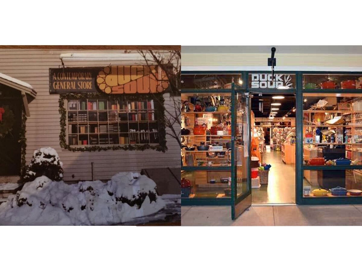 Duck Soup opened in Sudbury's Mill Village Shopping Center in 1971 and is still thriving today. 