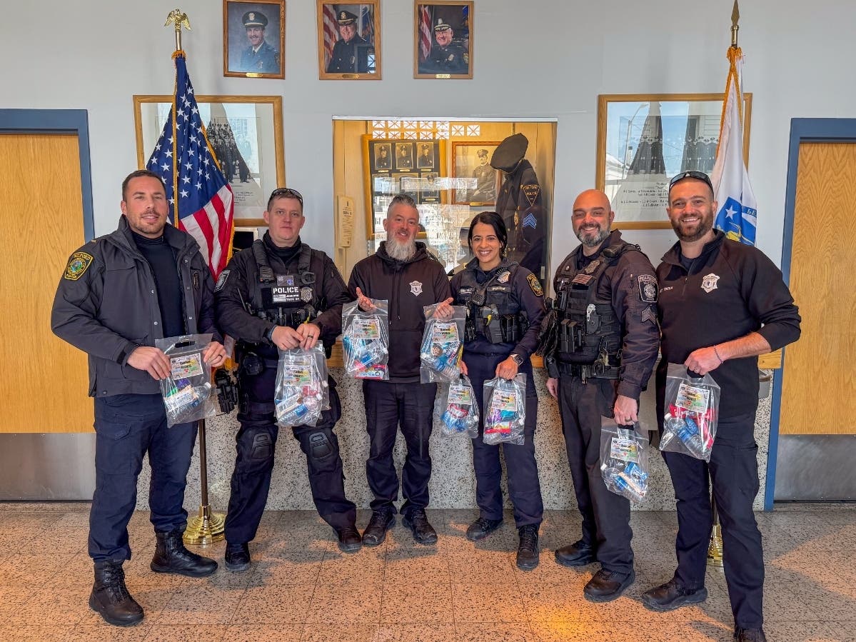 Sheriff Lew Evangelidis, along with the Worcester County Sheriff's Office delivered thousands of goody bags across the region as part of an initiative promoting Random Acts of Kindness.