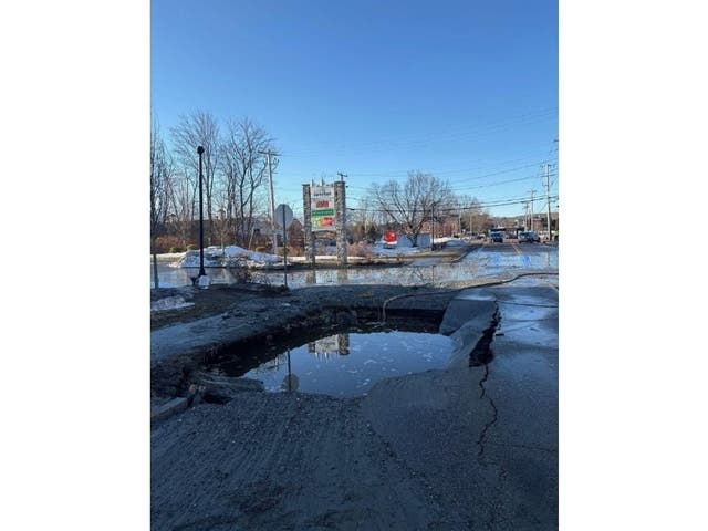 Water Main Break Shuts Down Busy Westborough Road | Westborough, MA Patch