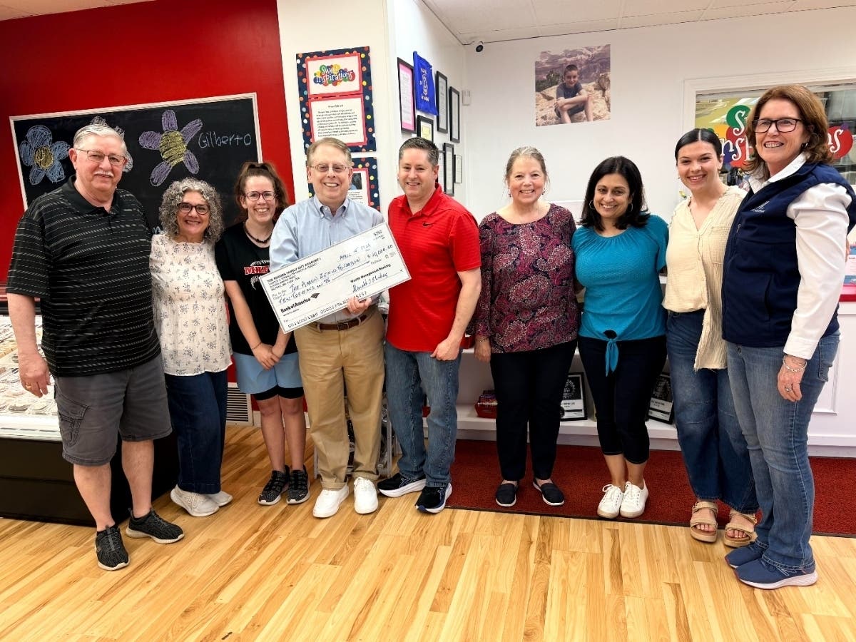 Harold Rhodes  donated $10,000 to the Aaron Zenus Foundation in honor of his late wife, Marcia Rhodes. The donation is meant to honor her life and legacy by supporting the organization’s mission.