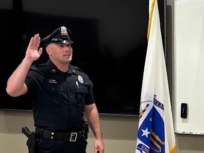 Special Officer Mike Lupisella joined the Shrewsbury Police Department. 