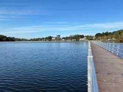 The Lake Williams floating boardwalk and trail system has reopened, the town's recreation department announced on Friday.