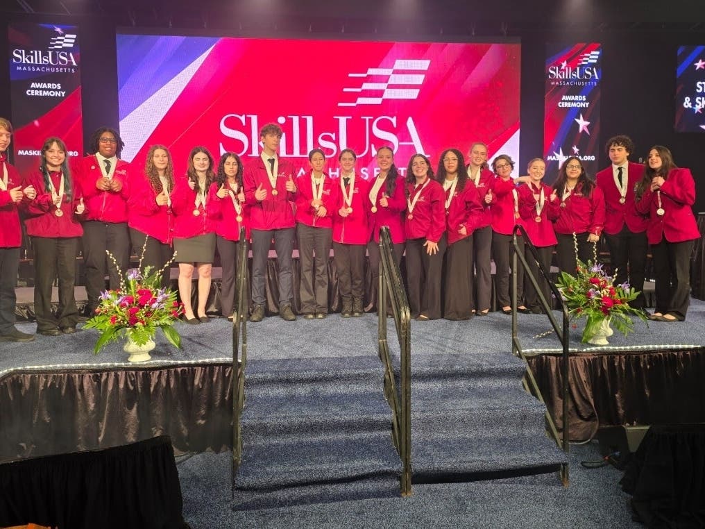 Assabet Valley Regional Vocational School students won 19 medals across 14 disciplines, including a school-record nine gold medals, at the conference held Apr. 30 through May 2.