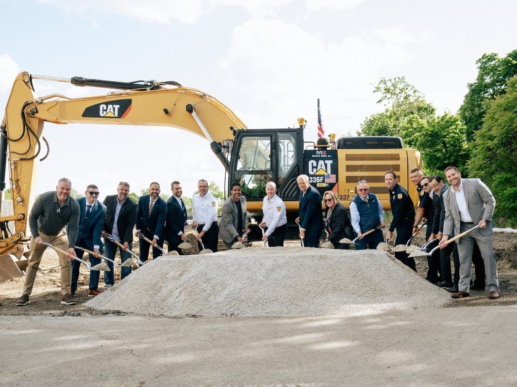 The Worcester Fire Department and city officials held the groundbreaking at 135 Southbridge St., near Southbridge and Madison streets, for a six-bay fire station expected to take 18 to 24 months to build, according to the city.