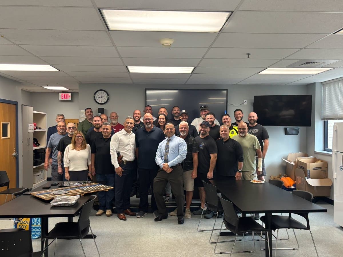 Officer Michael Kehoe is retiring after decades of service to the community.
