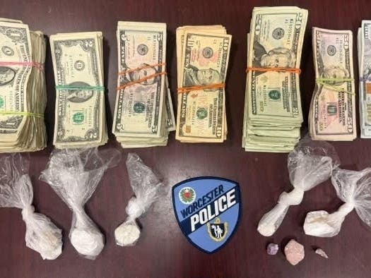 Luis Pizarro-Ayala, 44, is facing charges of trafficking cocaine between 36 and 99 grams and possession of a Class A substance, fentanyl, with intent to distribute, according to Worcester police.