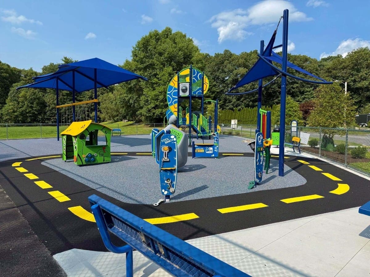 A new playground featuring slides, swings and sensory equipment is now open at Arrowwood Park in Shrewsbury.