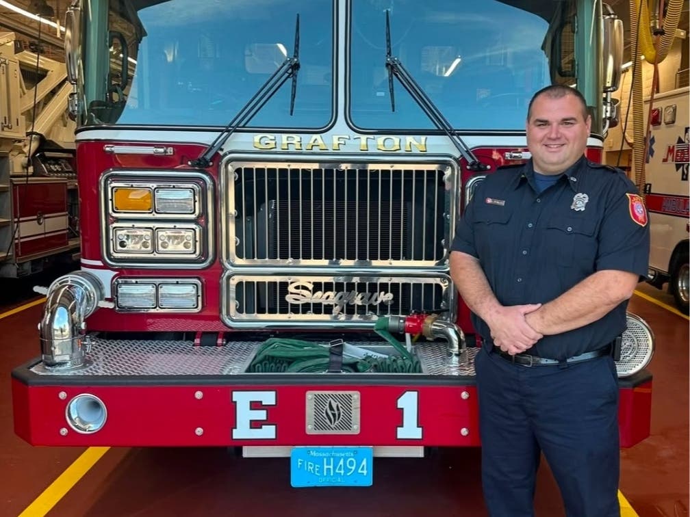 Taylor Joncas was named firefighter-inspector, the Grafton Fire Department announced Monday.