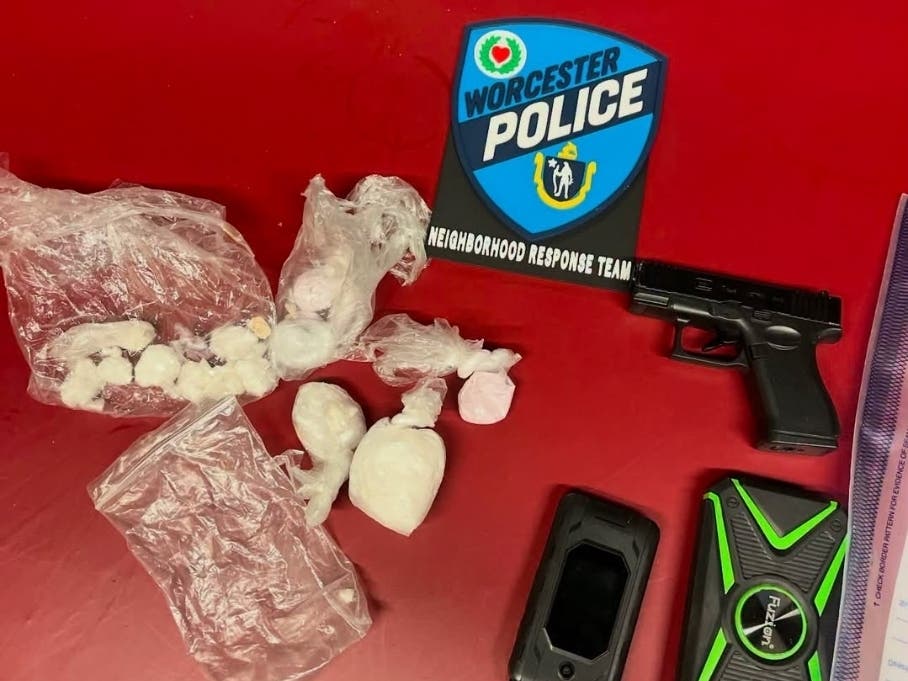 Salvatore Venuti faces multiple charges, including trafficking crack cocaine, oxycodone and fentanyl, as well as possession with intent to distribute crystal methamphetamine following a Thursday arrest near Madison Street, according to Worcester police.