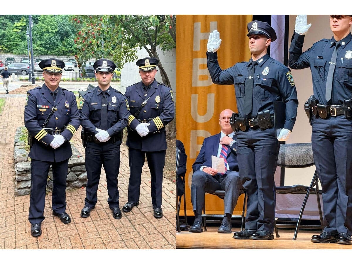 The Walpole Police Department welcomed its newest officer, Jack Rouhana, on Thursday.