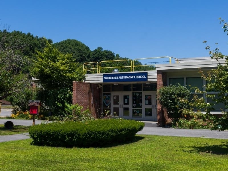 Columbus Park, McGrath, Midland and Worcester Arts Magnet were recognized for making notable progress toward annual targets in English language arts and math.