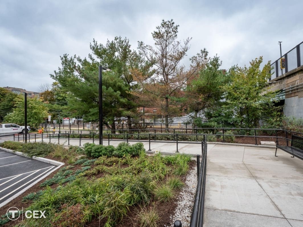 A new accessible walkway connecting Adams Street with Milton Station opened Thursday.