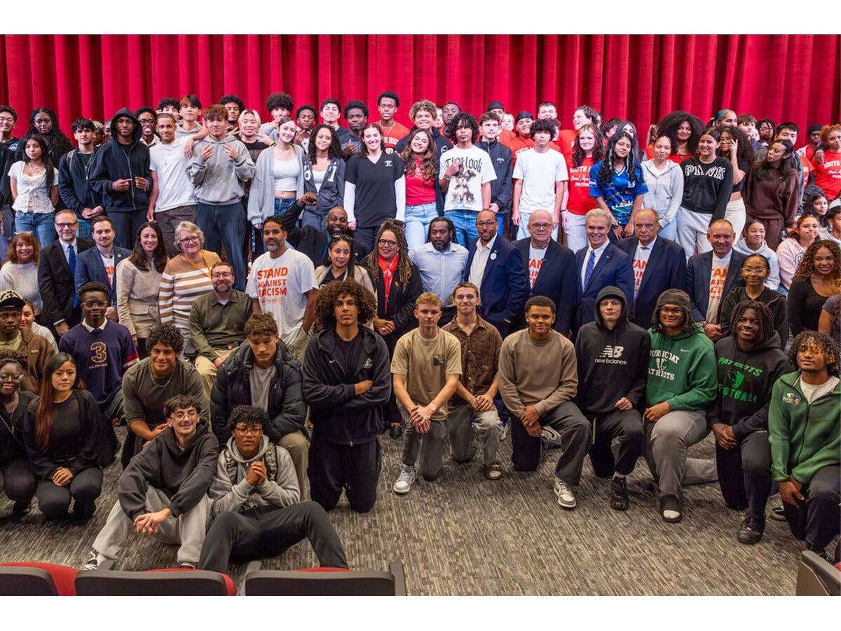 Worcester Public Schools launched a multi-year Stand Against Racism campaign Tuesday after student-athletes encountered racist behavior while competing at away games.