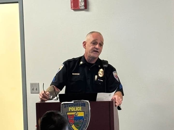 Stoughton Police Sgt. Paul Williams conducted his final roll call this week before a room filled with active and retired officers, relatives and community members.