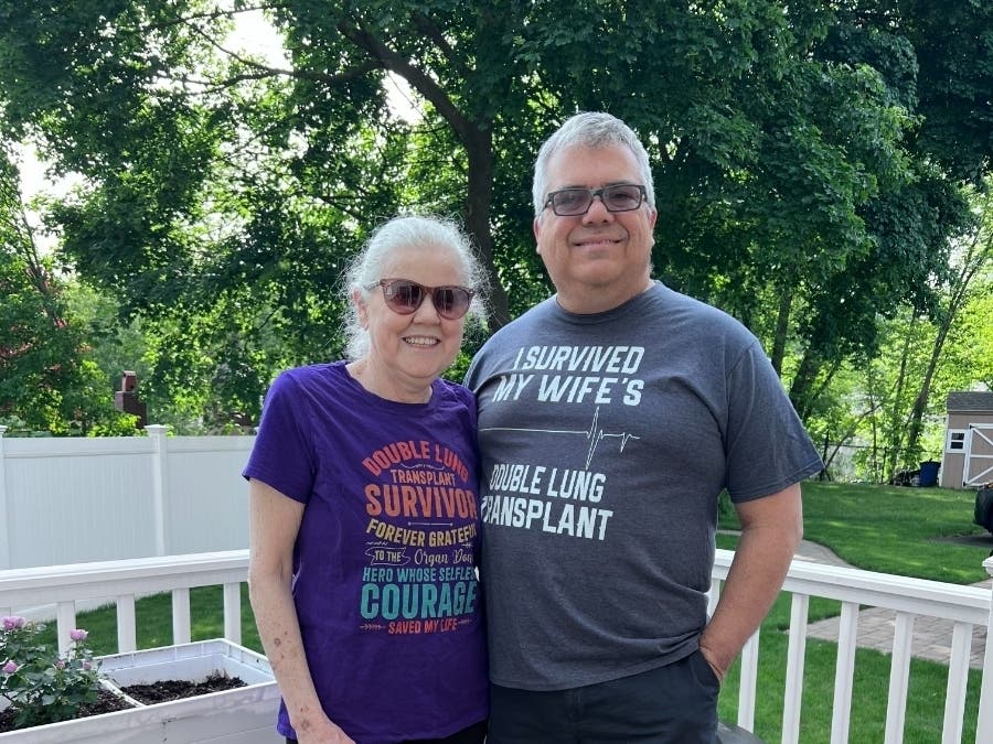 Carmen Camacho received a double lung transplant in May of 2025 after living with pulmonary fibrosis caused by Hermansky-Pudlak syndrome.