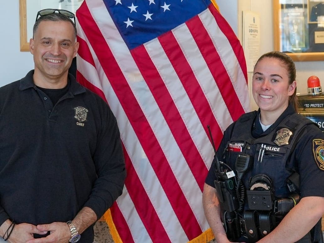 Officer Lillian Sears will serve as Milford's newest police officer, the Milford Police Department announced on Friday. She previously served in Bedford.