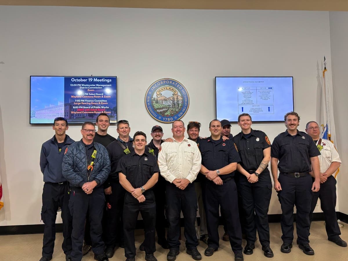 The Select Board recognized James Sykes, Clare Moloney and Cullen Millerick as new firefighter-paramedics during its Monday night meeting at Town Building. Meanwhile, Mitchell Mabardy was promoted to lieutenant and Kenneth McGuire was promoted to captain,