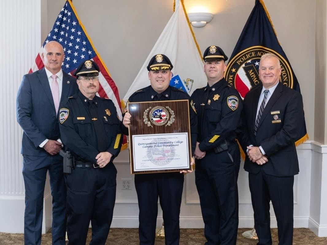 The Quinsigamond Community College Police Department has earned re-accreditation for the third time.