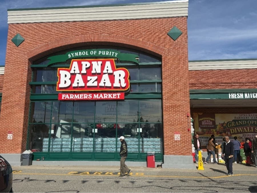 Apna Bazar Farmers Market celebrated its opening at at 539-571 Boston Tpke. in Shrewsbury with a ribbon-cutting ceremony on Thursday.