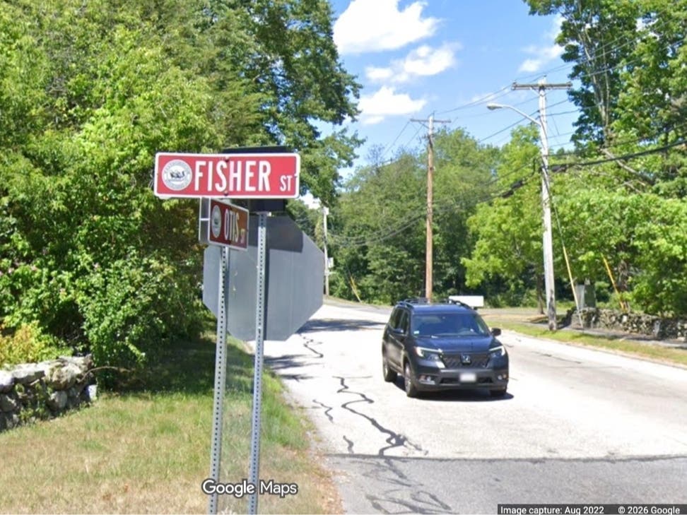 A proposed redesign of Fisher Street would add a shared-use path and make a series of roadway and pedestrian safety improvements near two Westborough schools.