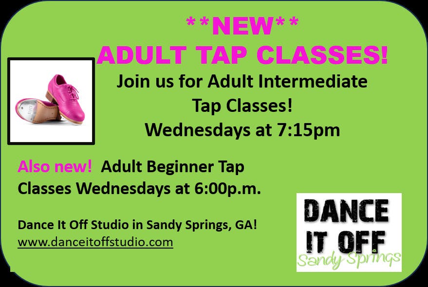 TAP Classes for Adults!  