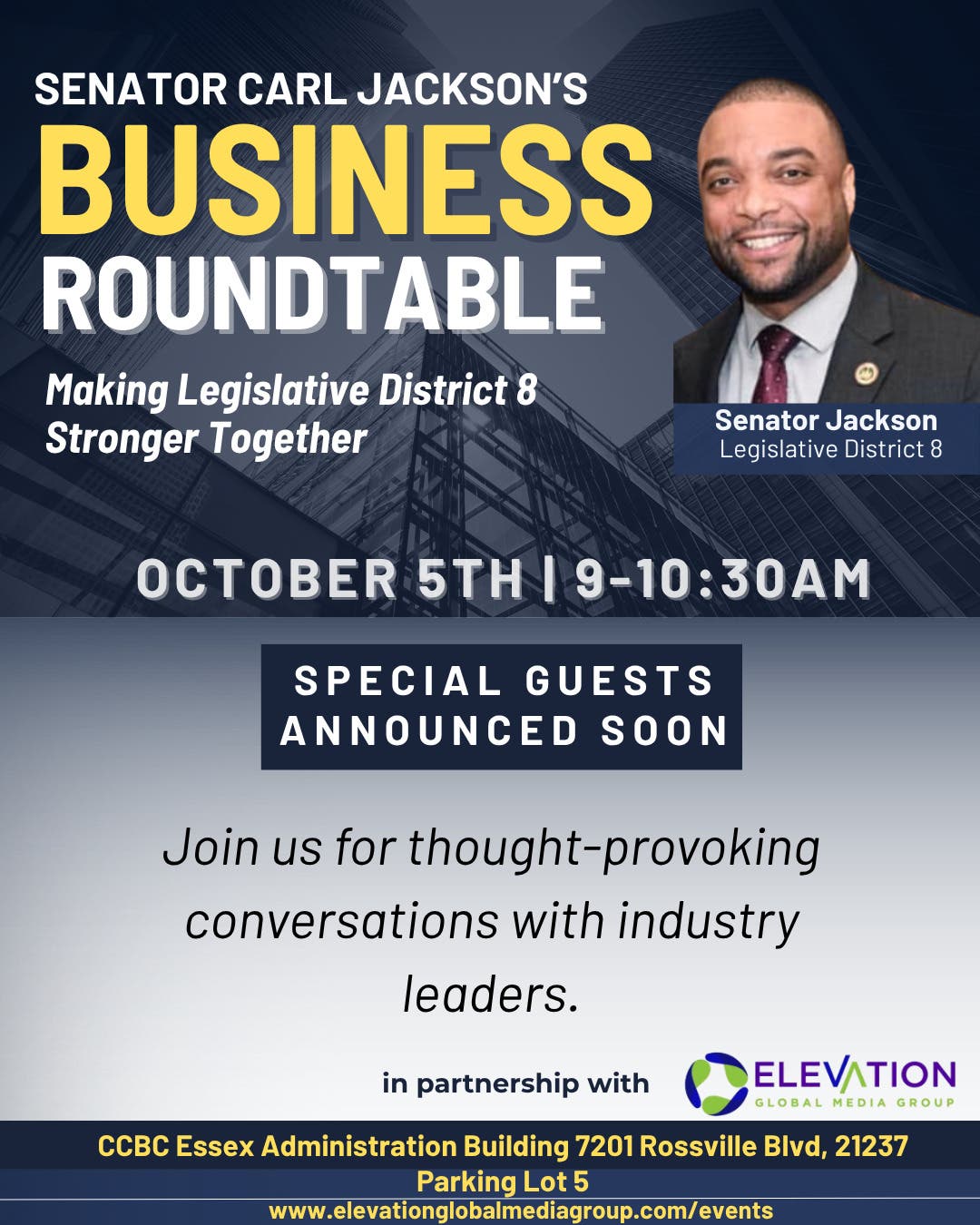 Senator Carl Jackson's Business Roundtable