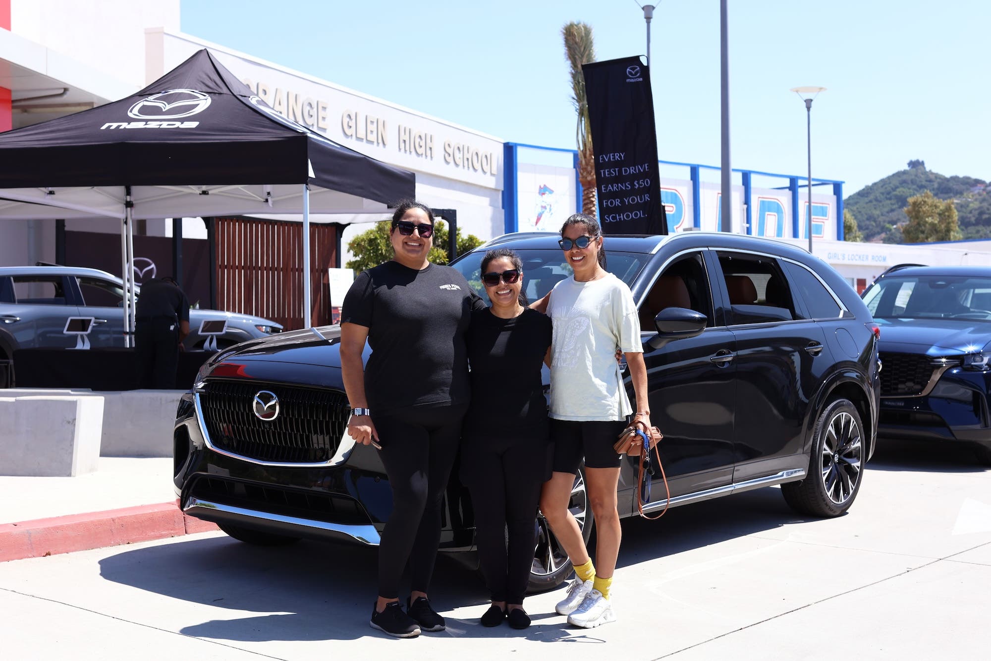 Suburban Mazda of Troy Test Drive Fundraiser at Troy High School