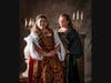 Desdemona (Cait Farrell), and her gentlewoman Emilia (Noelle Fair)