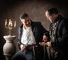 Roderigo (Michael DiChello), and Iago (Billy Anderson)