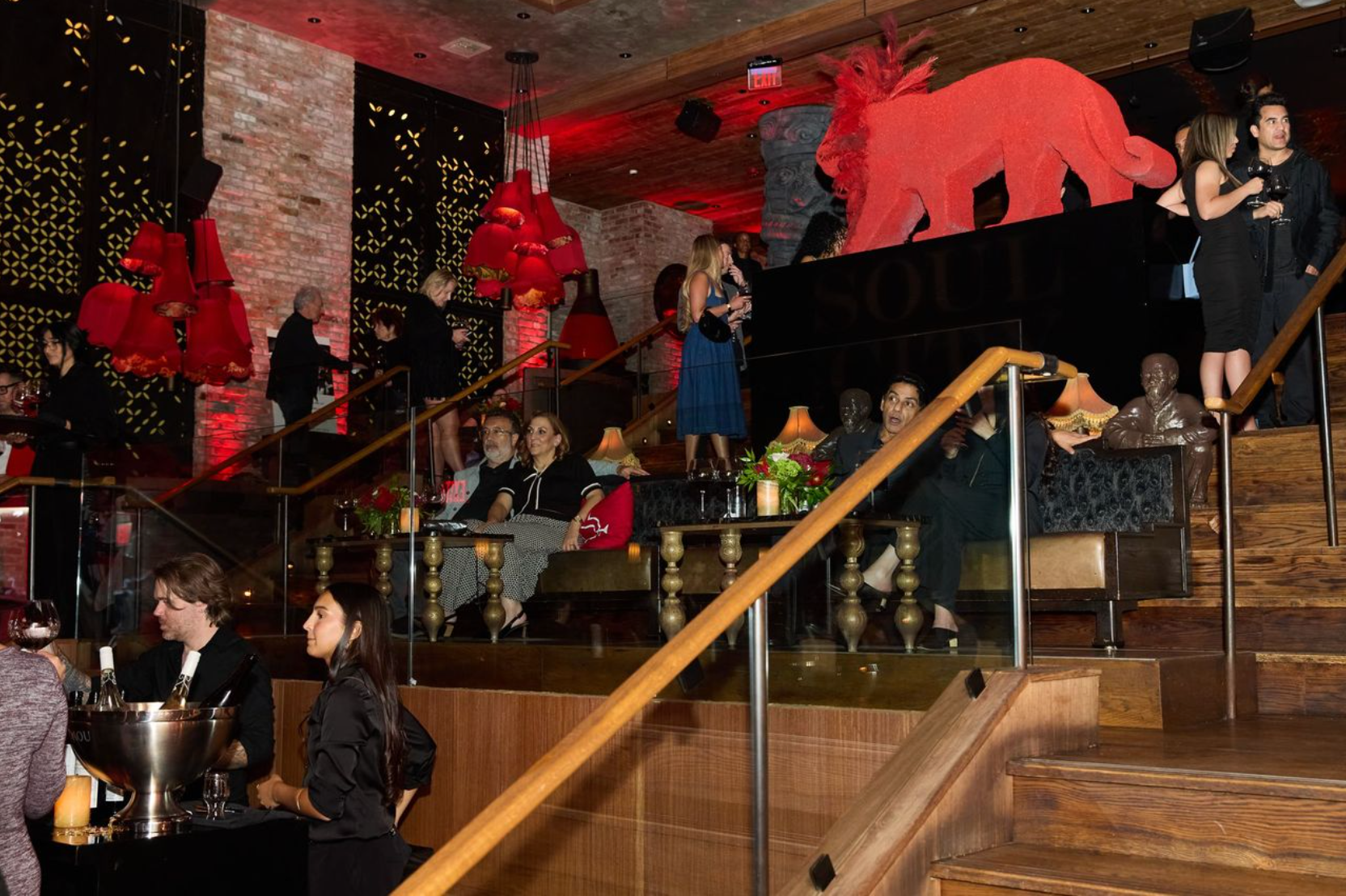 Guests enjoy DAOU's takeover of TAO Los Angeles on April 23. (Photo by Jenn Harrington)