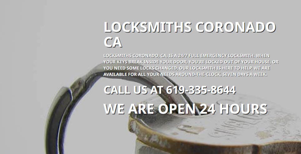 Locksmiths Coronado CA