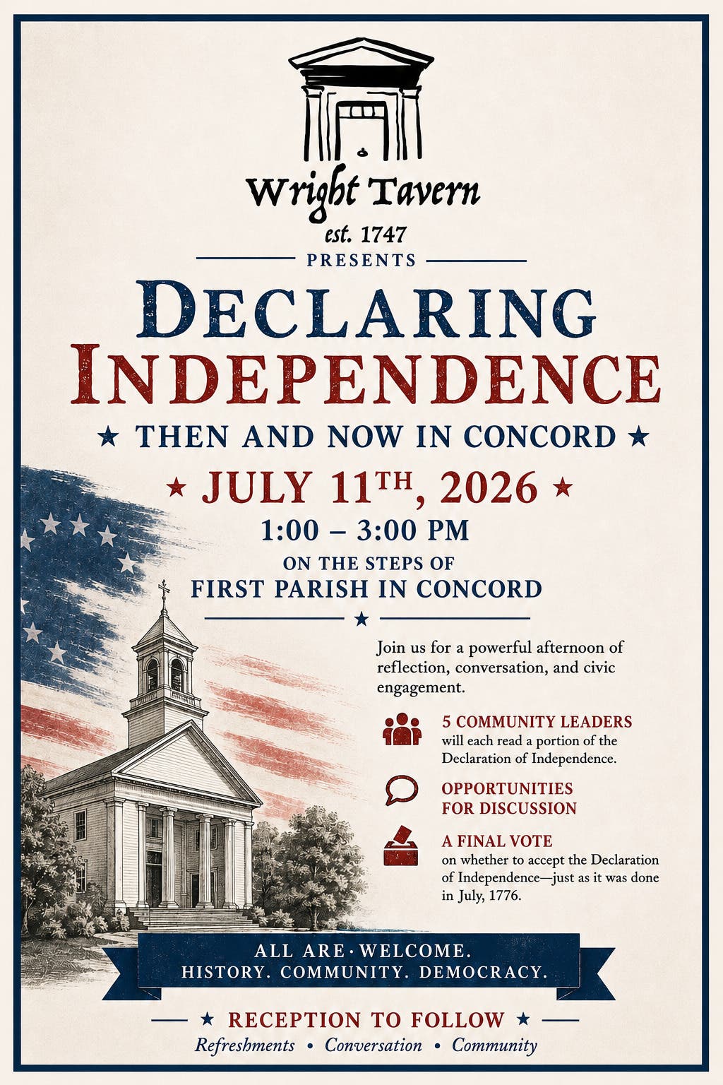 Declaring Independence: Then and Now in Concord