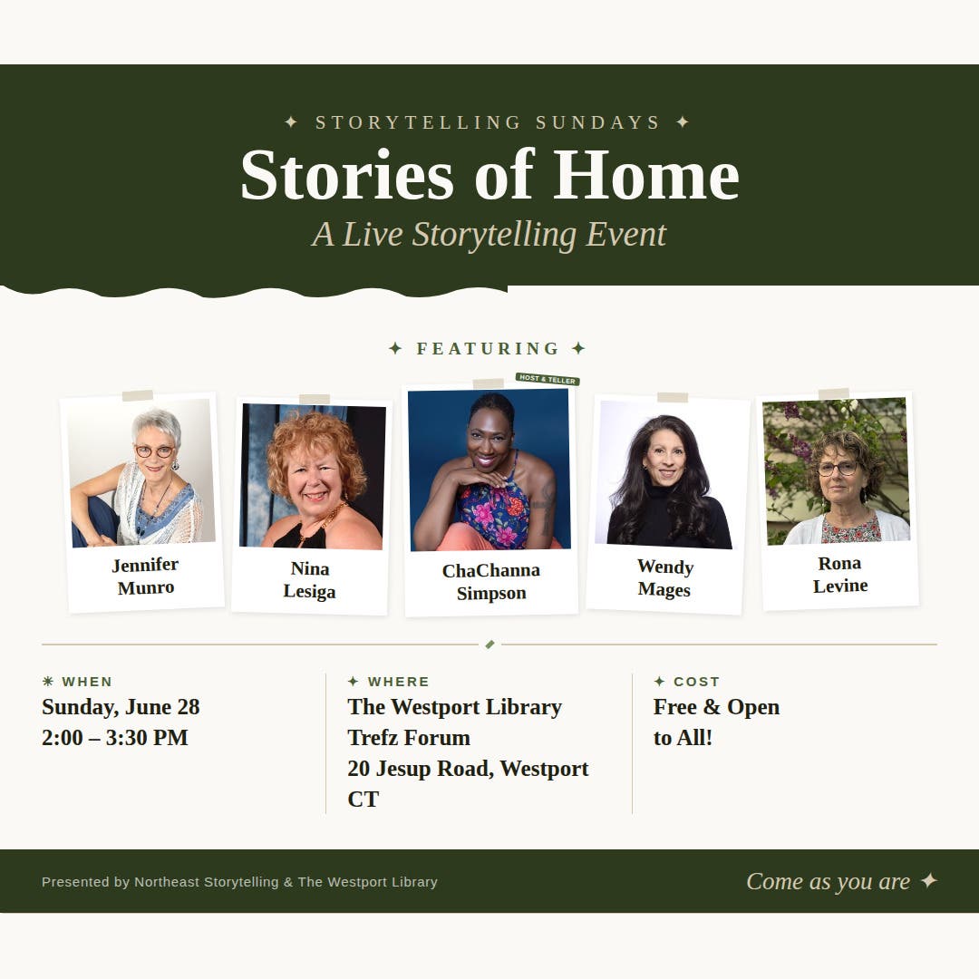 Storytelling Sundays: Stories of Home