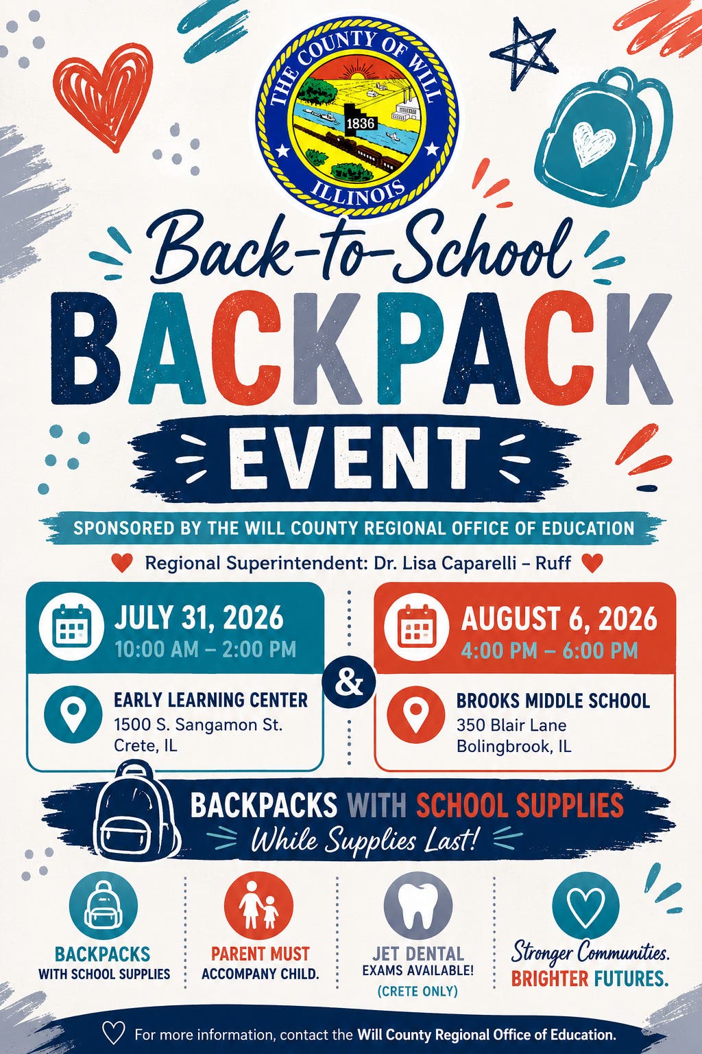 Back to School Backpack Event