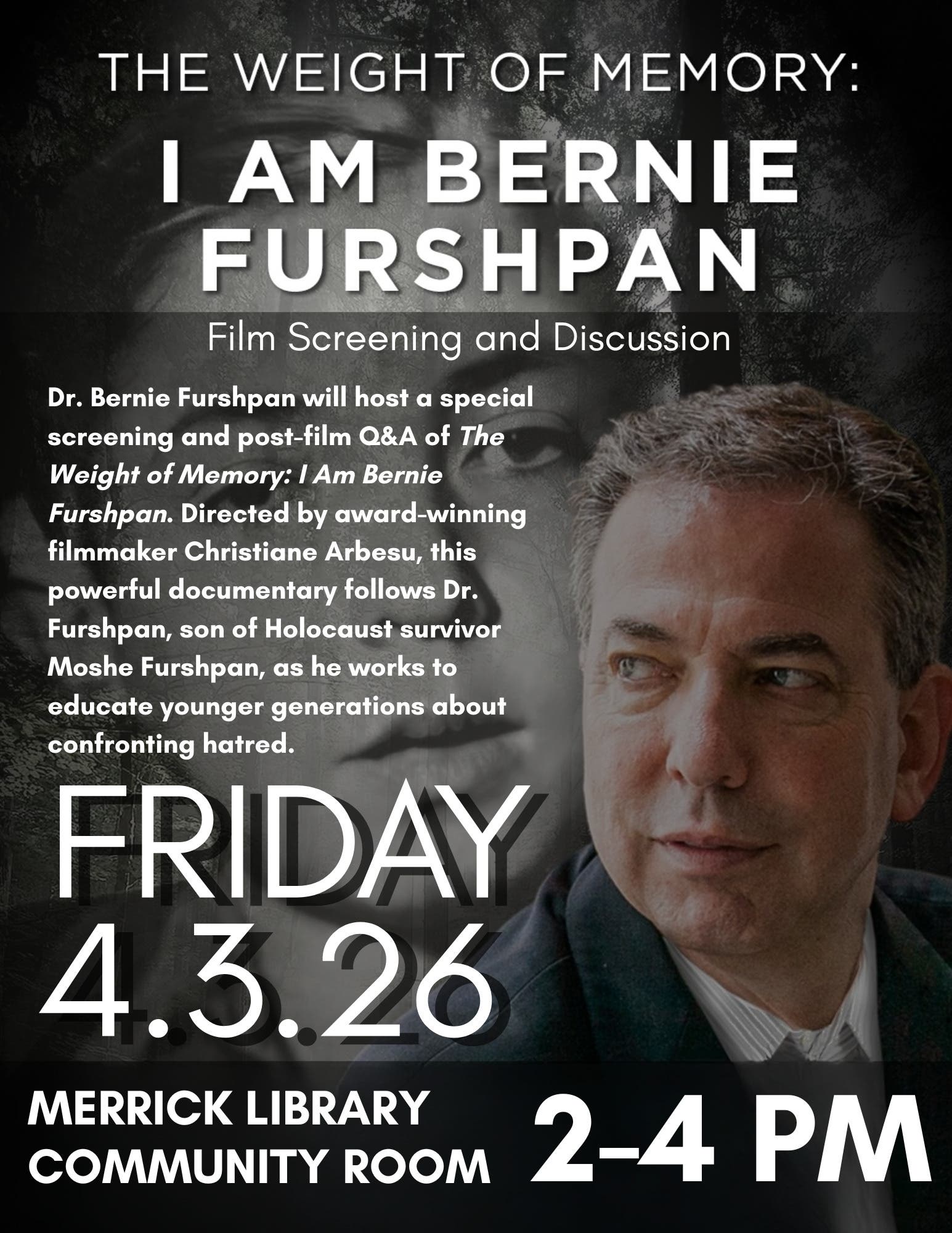 The Weight of Memory Film Screening and Discussion