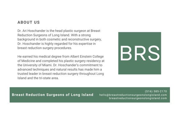 Breast Reduction Surgeons of Long Island