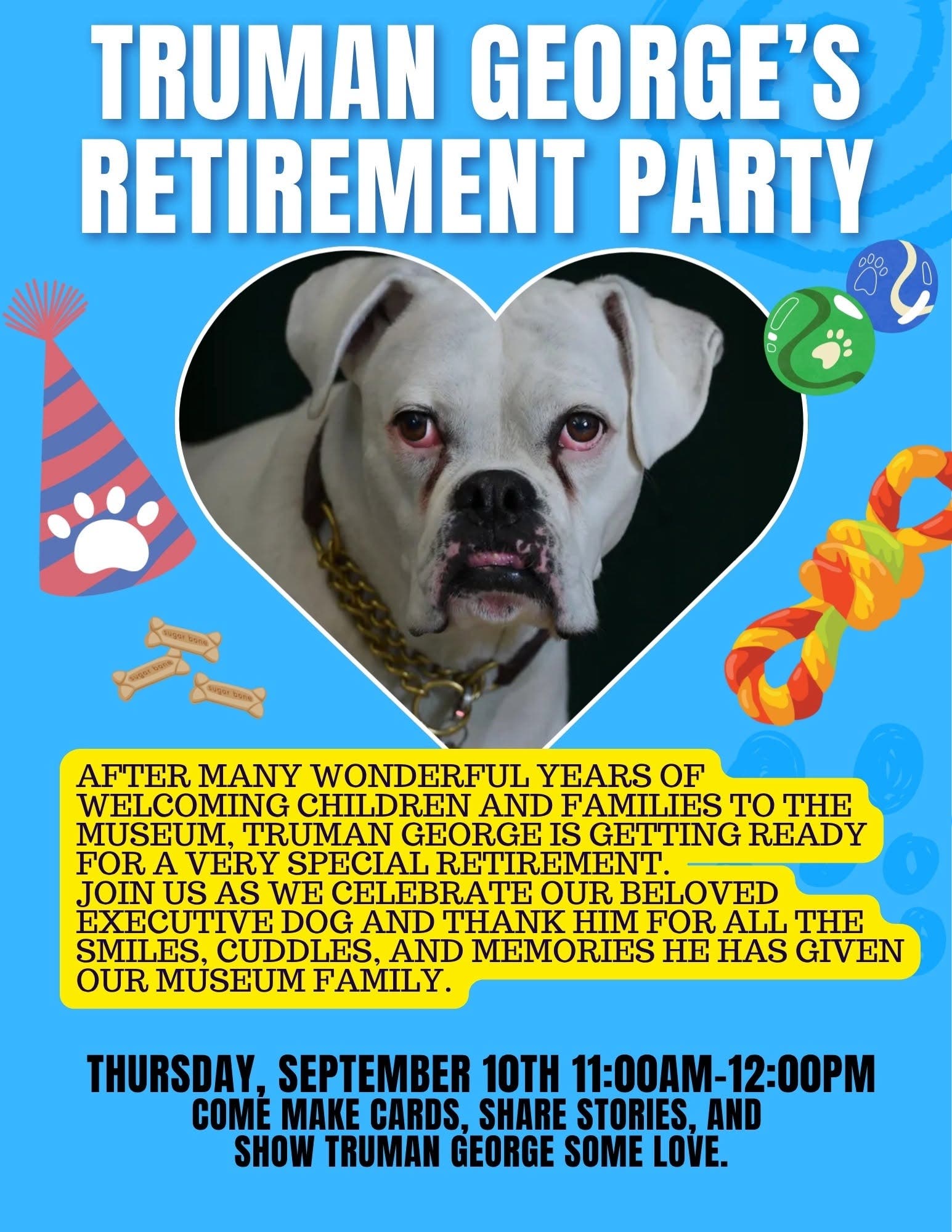 Truman George Executive Dog Retirement Party!