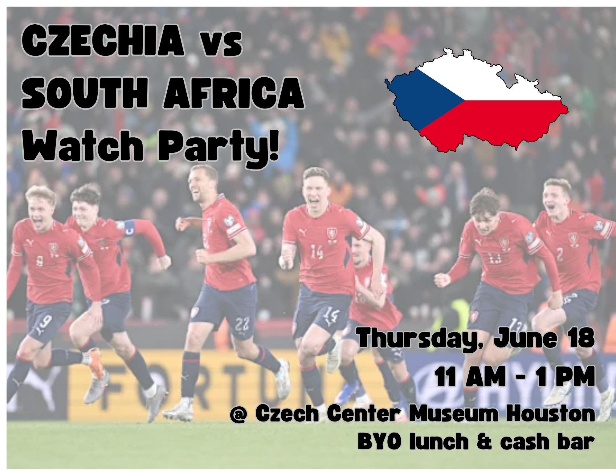 Watch Party: Czechia vs. South Africa Soccer