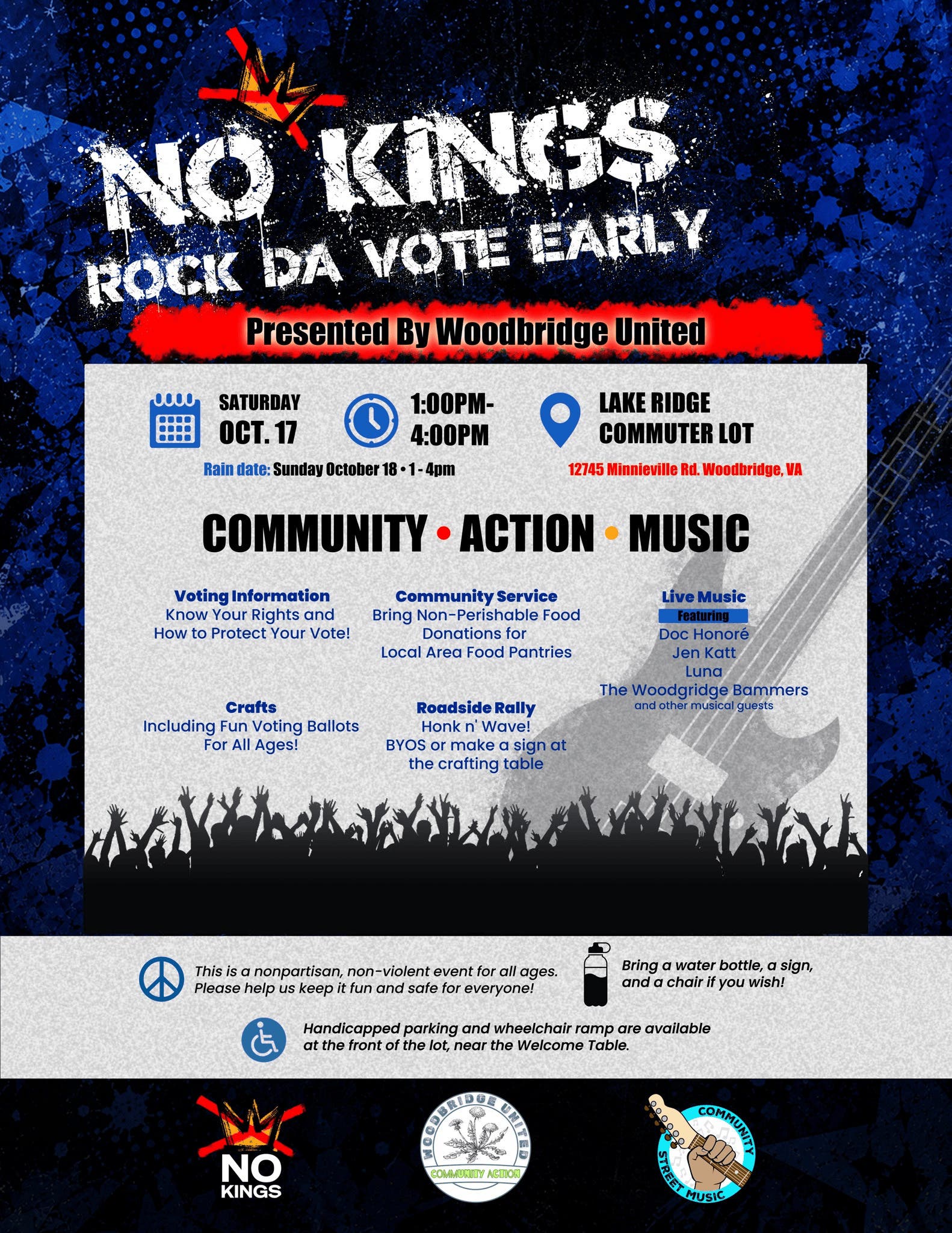 No Kings Rock Da Vote Early