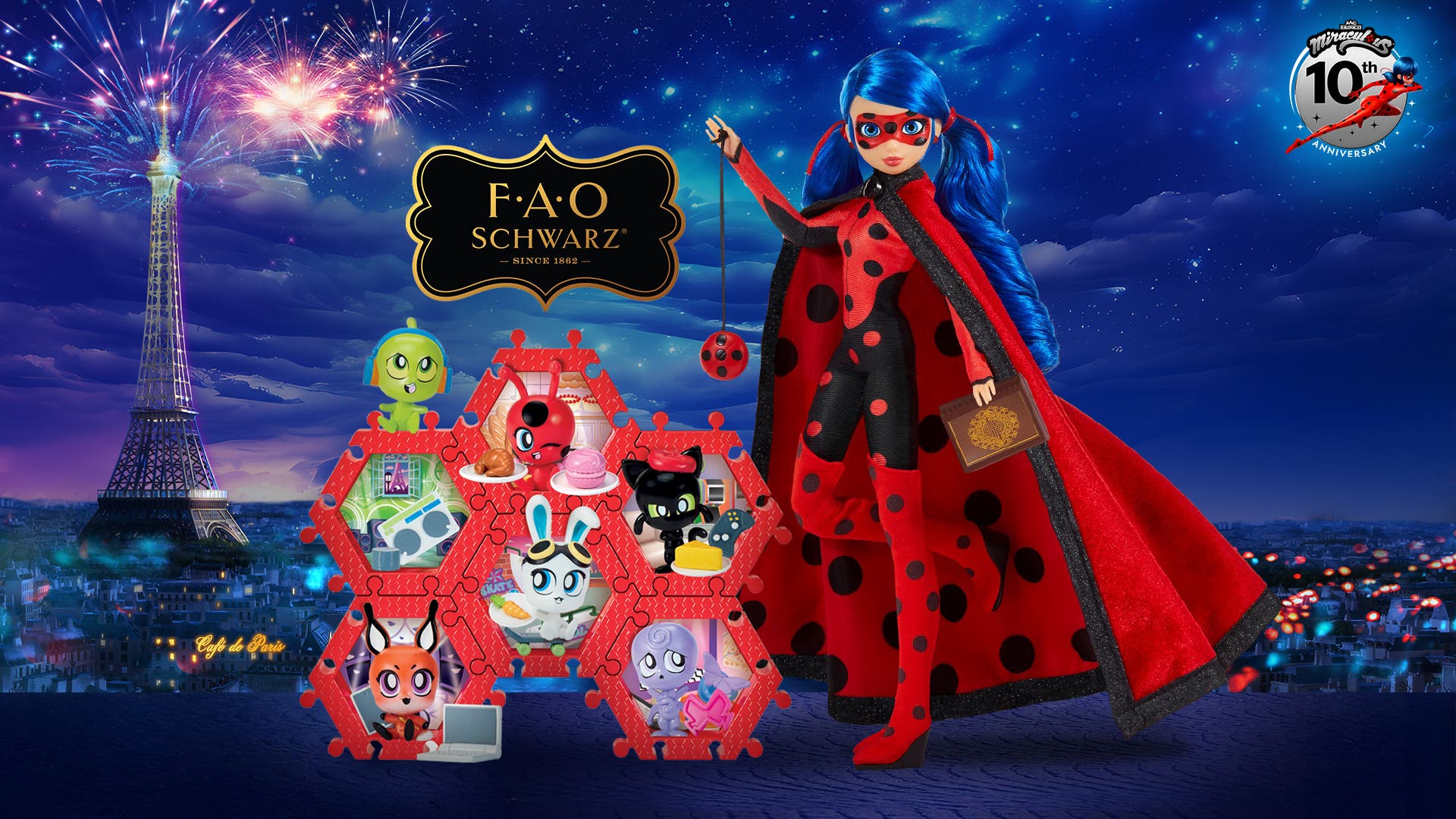 Celebrate 10 Years of Miraculous® this Summer at New York City’s Iconic FAO Schwarz