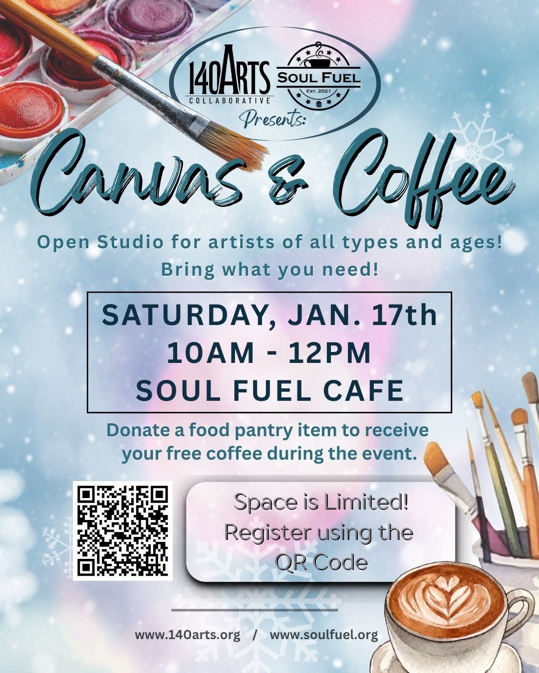 Canvas & Coffee: An Open Studio